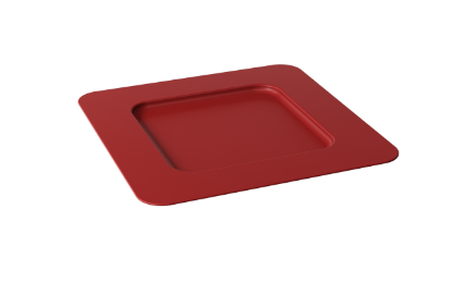 Picture of COZA VIERKANT BORD CASUAL BOLD RED